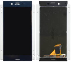 Sony Xperia XZ F8331 - Ecran LCD + Sticlă Tactilă (Forest Blue) - 1304-9085 Genuine Service Pack, Blue