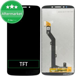 Motorola Moto G6 Play XT1922 - Ecran LCD + Sticlă Tactilă (Black) TFT, Negru