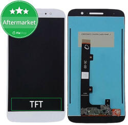 Motorola Moto M XT1663 - Ecran LCD + Sticlă Tactilă (White) TFT, Alb