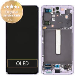 Samsung Galaxy S21 FE G990B - Ecran LCD + Sticlă Tactilă + Ramă (Violet) - GH82-26414D, GH82-26420D, GH82-26590D Genuine Service Pack, Violet