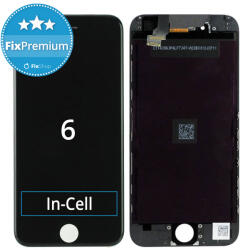 Apple iPhone 6 - Ecran LCD + Sticlă Tactilă + Ramă (Black) In-Cell FixPremium, Black