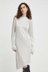 Bruuns Bazaar rochie culoarea argintiu, midi, drept PPYH-SUD02N_SLV