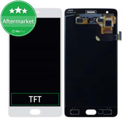 OnePlus 3T - Ecran LCD + Sticlă Tactilă (White) TFT, Alb