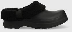 Hunter papuci de casa Play Insulatd Clog barbati, culoarea negru 9BYY-KLM05K_99X