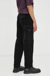 Marc O'Polo pantaloni de catifea cord culoarea negru, drept PPYH-SPM01F_99X