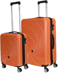 Benzi Aircraft narancssárga 4 kerekű kabinbőrönd és nagy bőrönd (BZ5688-S-L-narancs)