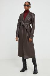 ANSWEAR palton femei, culoarea maro, de tranzitie, desfacut BMYX-KPD028_88X