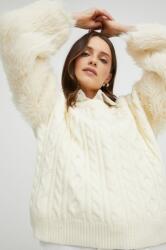 ANSWEAR pulover femei, culoarea bej, călduros BMYX-SWD0D1_80X