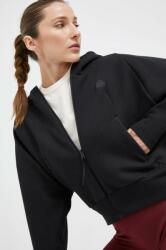 Adidas bluza Z. N. E femei, culoarea negru, cu glugă, neted 9BYX-BLD08J_99X