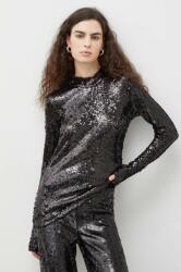 Bruuns Bazaar bluza femei, culoarea negru, neted PPYH-BDD016_99X