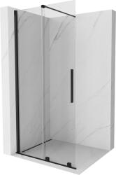 Mexen Velar, nyílásba tolóajtó Walk-In típusú 120 cm, 8 mm átlátszó üveg, fekete matt, 871-120-000-03-70 (871-120-000-03-70)