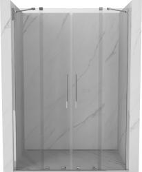 Mexen Velar Duo, nyitható tolóajtó 140x200 cm, 8 mm átlátszó üveg, króm profil, 871-140-000-02-01 (871-140-000-02-01)