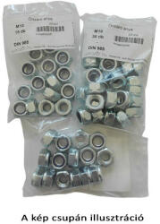  Műanyagbetétes önzáró anya DIN 985 horganyzott M6 (50 db) (ZIP214) - vasasszerszam