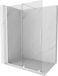 Mexen Velar, tolóajtó a nyílásba Walk-In típus 160 cm, 8 mm átlátszó üveg, fehér, 871-160-000-03-20 (871-160-000-03-20)