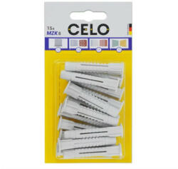CELO MZK univerzális galléros műanyag dübel 8 x 49 (15 db) (58MZK15)