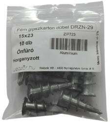  Gipszk. dübel fém DRZN29znai 15x23 (200) (10 db) (ZIP723)