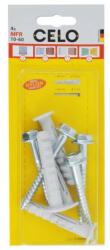 CELO Műanyag dübel MFR 10-60 FB SSKS (4 db) (51060MFRFB4)