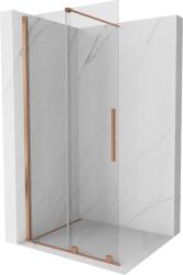 Mexen Velar, tolóajtó a nyílásba Walk-In típusú 85 cm, 8 mm átlátszó üveg, réz matt, 871-085-000-03-65 (871-085-000-03-65)
