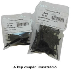 Gipszkartoncsavar foszfátozott durva menettel 3, 5x45 (25 db) (ZIP221)