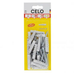 CELO NF 8 szárnyas dübel + 5 x 50 facsavar (20 db) (58NFSZ20)