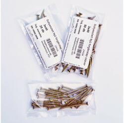  Forgácslap csavar (facsavar) SF teljes menetes 3x12 (25 db) (ZIP021) - vasasszerszam