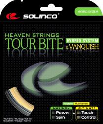 Solinco Tour Bite + Solinco Vanquish (12 m) Teniszütő húrozása 1, 25 mm + 1, 30 mm