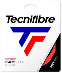 Tecnifibre Black Code Fire (12 m) Teniszütő húrozása 1, 24 mm