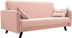 TEMPO KONDELA Primo púder rózsaszín kinyitható kanapé
