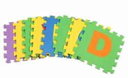 Covor din spuma tip puzzle, antiderapant, termoizolant, pentru copii, joc educativ cu litere, 10 piese, 29 x 29 x 0.8 cm dimensiune piesa (NBN000G166)
