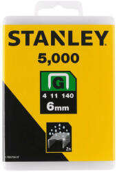 STANLEY Tűzőkapocs G Tip. 6mm 5000db - Stanley 1-tra704-5t (3840651)