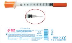 MKD Seringi de insulina 1 ml cu ac incastrat (10569MKD)