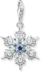 Thomas Sabo Hópehely ezüst charm kék kővel - 1902-945-7 (1902-945-7)