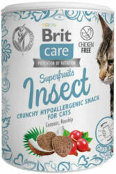 Brit Care Cat Snack Superfruits Insect Hypoallergenic 100g - falatozoo