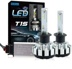 TechStar Resigilat Set 2 LED-uri Auto Techstar® T1S, H1, 35w, 8000 Lumeni, 6000K, AUTO, 12-24 Volti, CREE, Canbus, Radiator Aluminiu