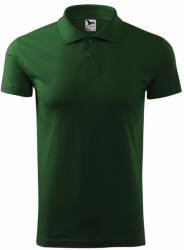 MALFINI Tricou polo bărbați Single J. - Verde de sticlă | XL (2020616)