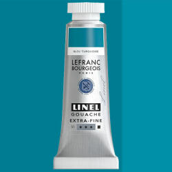 Lefranc Bourgeois L&B Linel extra fine gouache festék, 14 ml - 050, turquoise blue