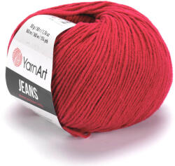 YARNART JEANS - Matt piros - 051