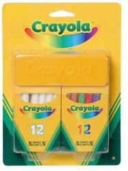 Crayola Crayola: 2 x 12 db pormentes kréta törlővel (98268) - ejatekok