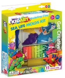 Kid Art Kid Art: Modellező gyurma készlet, 11 db-os - Óceán (T124NE/11C/4M-OC)
