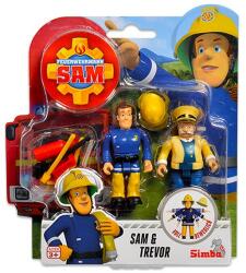 Simba Toys Sam, a tűzoltó: 2 darabos figura - Sam és Trevor (109251043038) - ejatekok
