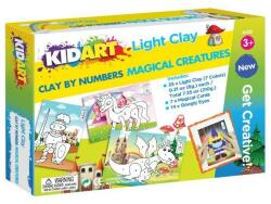 Kid Art Kid Art: Gyurmázz számok szerint! Modellező gyurma készlet - Varázslatos lények (DIY-CBN-MG)