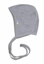 JOHA Căciulă dublată lână merinos Joha - Basic Grey - scutecila - 65,00 RON