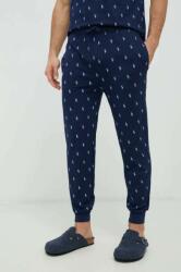 Ralph Lauren pamut pizsamanadrág sötétkék, mintás - sötétkék XL - answear - 28 990 Ft