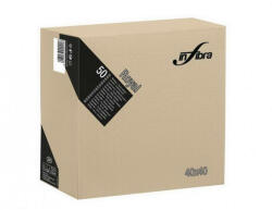INFIBRA Szalvéta Royal 40x40cm Greige 4 réteg 50 lap/csomag (ALI0668)