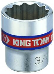  King Tony Kézi dugókulcsfej 3/8˝ 15/32˝12* 333015S (333015S)