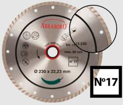 ABRABORO Turbo gyémánttárcsa No. 17 230 x 22.23mm (50723000017)