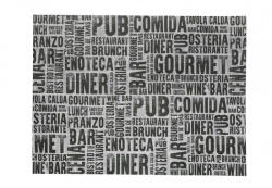 INFIBRA tányéralátét Gourmet mintás 30x40cm 250 darab/csomag (ALI0762)