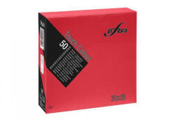 INFIBRA Szalvéta 33x33cm piros 2 réteg 50 lap/csomag (ALI0297)