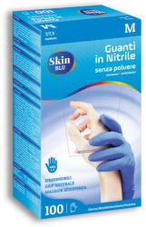 Bericah Berica Skin Blue Nitril egyszerhasználatos nitril kesztyű kék M, 100 db /doboz (ALBER-GU115M)