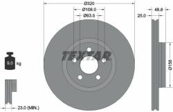 TEXTAR Disc frana TEXTAR PRO 92326103 (92326103)